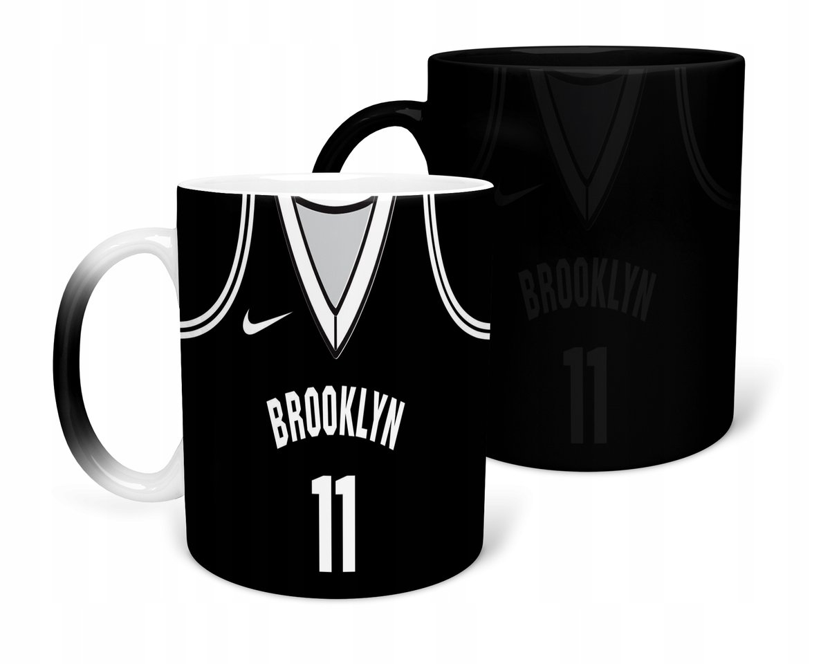 KUBEK MAGICZNY Z NADRUKIEM- BROOKLYN NETS NBA RÓŻNE WZORY DO WYBORU+IMIĘ