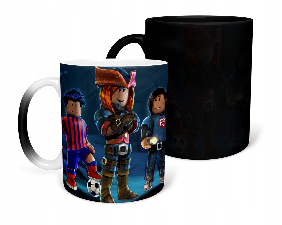 KUBEK MAGICZNY Z NADRUKIEM-PREZENT ROBLOX RÓŻNE WZORY DO WYBORU+ IMIĘ