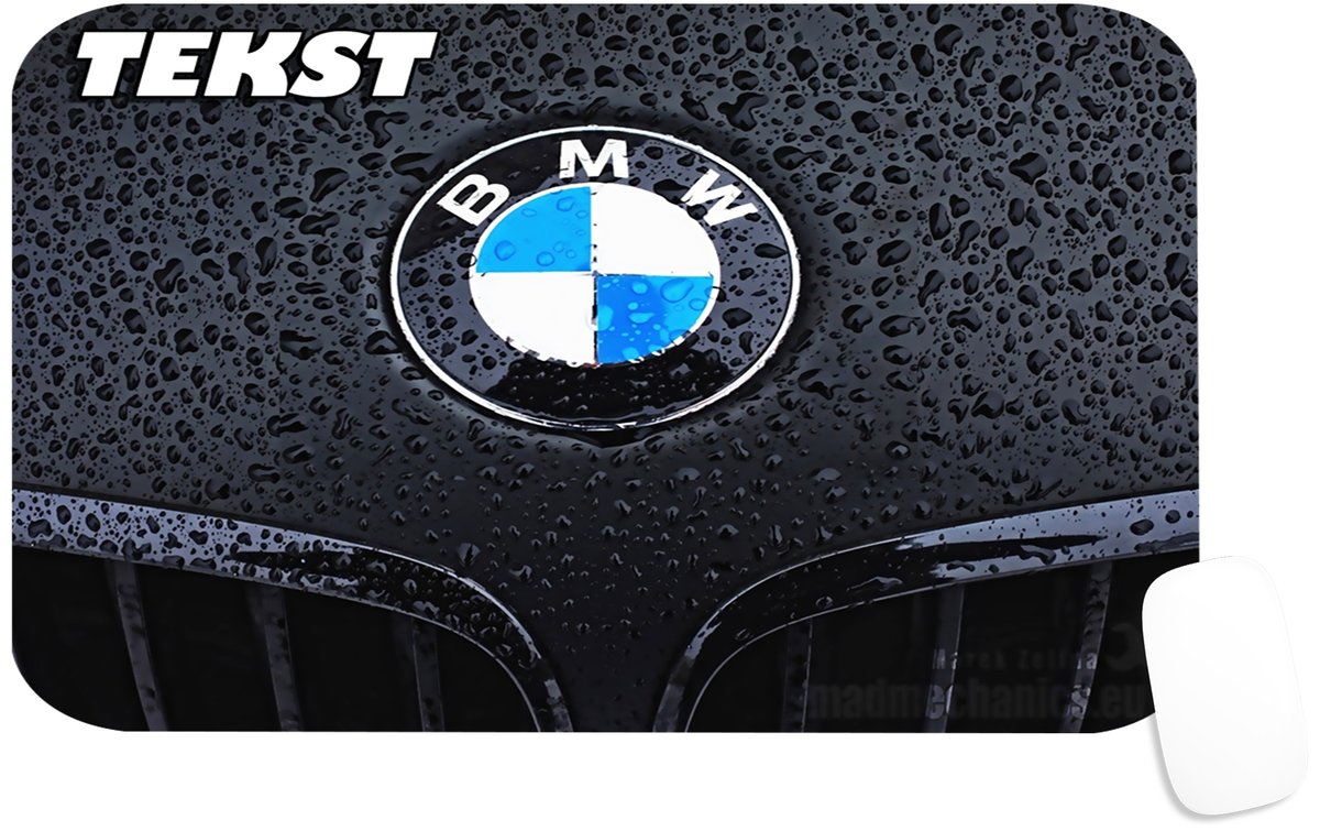 PODKŁADKA POD MYSZKĘ Z BMW MOTORYZACJA SPEED PREZENT -TEKST -29X36