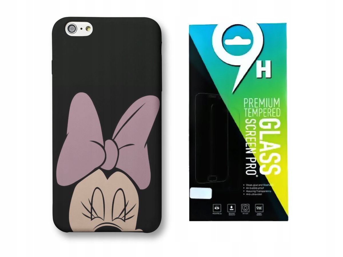 ZESTAW ETUI CASE DO IPHONE 13 PRO Z NADR MYSZKA MIKI RÓŻN WZOR WYBÓR+SZKŁO