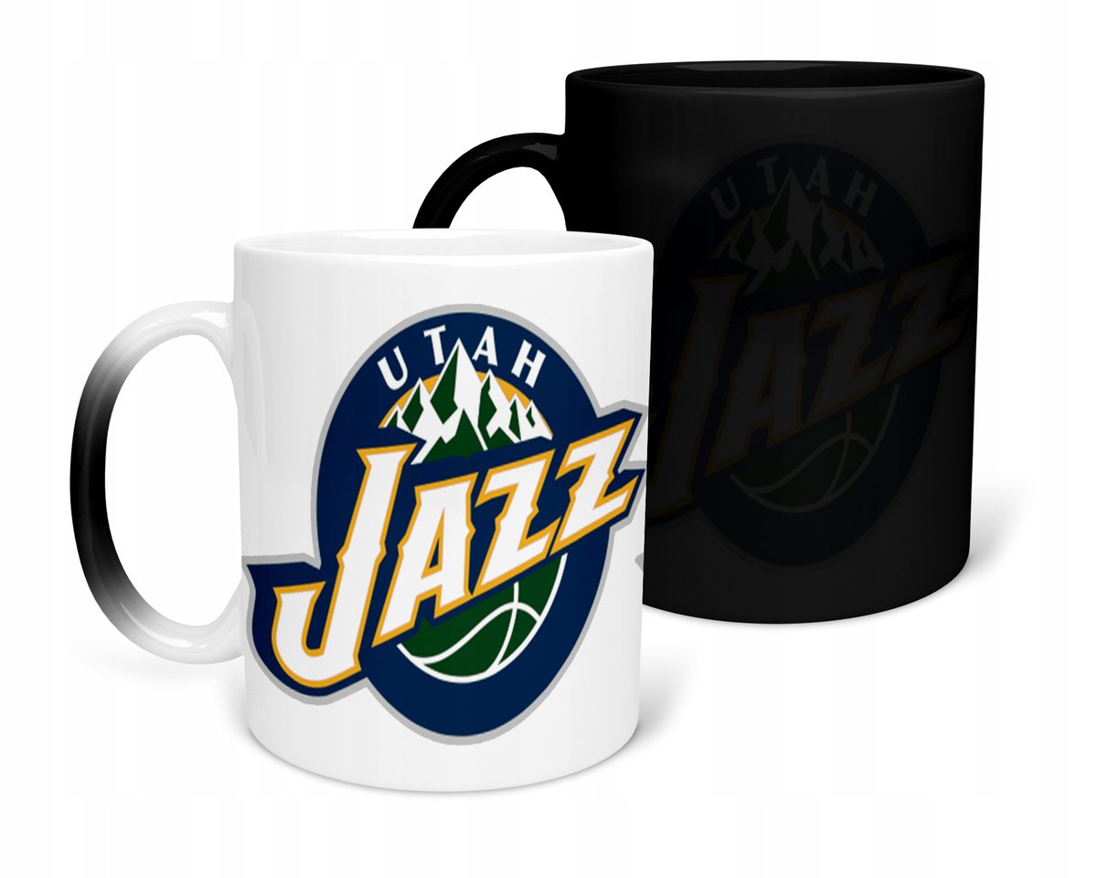 KUBEK MAGICZNY Z NADRUKIEM-PREZENT UTAH JAZZ RÓŻNE WZORY DO WYBORU+IMIĘ