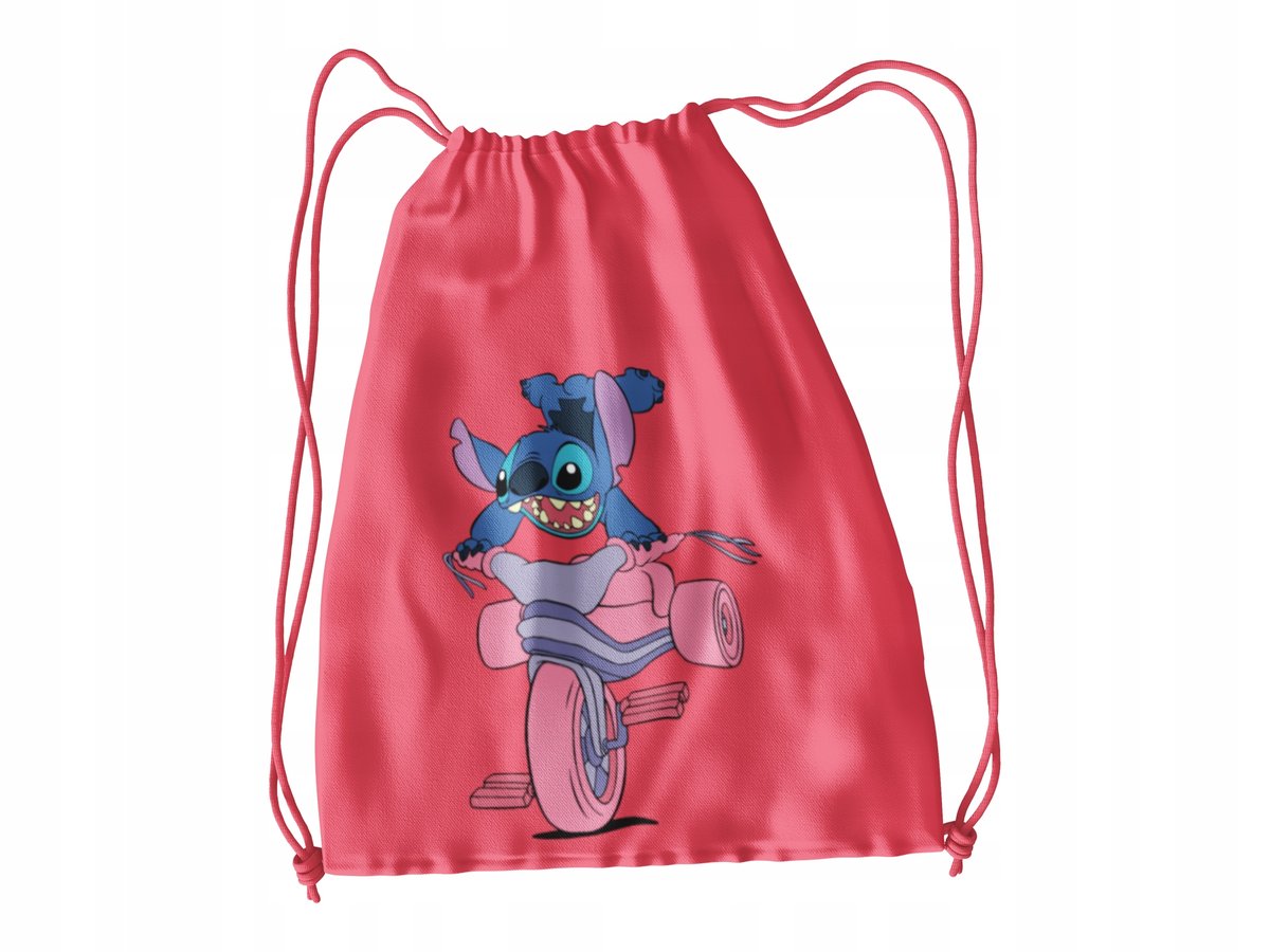 WOREK DO SZKOŁY WF/BUTY STITCH + IMIĘ