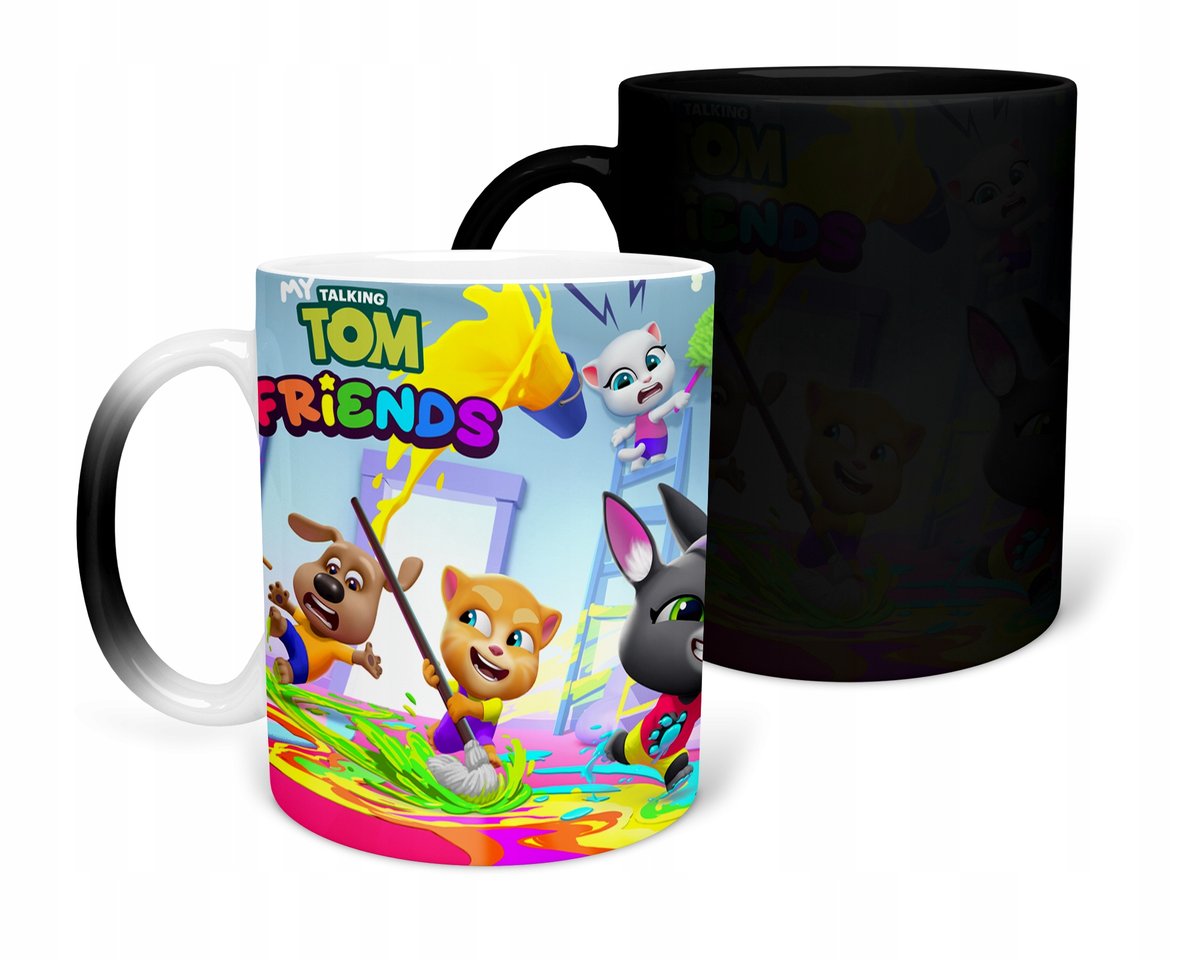 KUBEK MAGICZNY Z NADRUKIEM-PREZENT MY TALKIN TOM RÓŻNE WZORY DO WYBORU+IMIĘ
