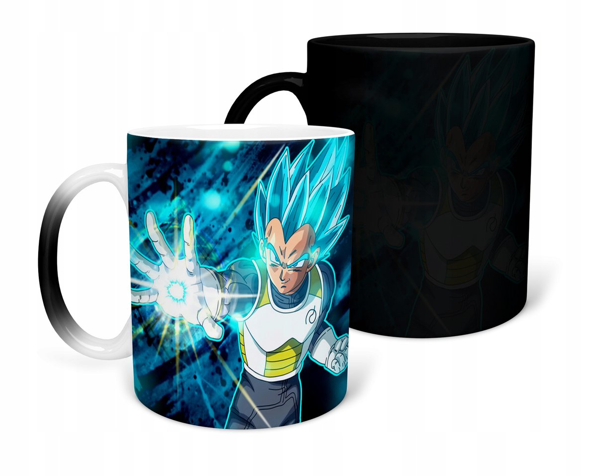 KUBEK MAGICZNY Z NADRUKIEM-PREZENT DRAGONBALL RÓŻNE WZORY DO WYBORU+ IMIĘ