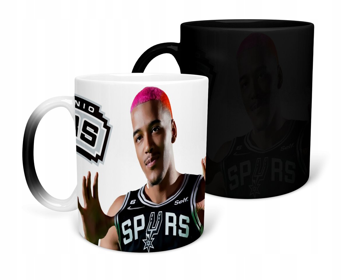 KUBEK MAGICZNY Z NADRUKIEM-PREZENT NBA SOCHAN RÓŻNE WZORY DO WYBORU+IMIĘ
