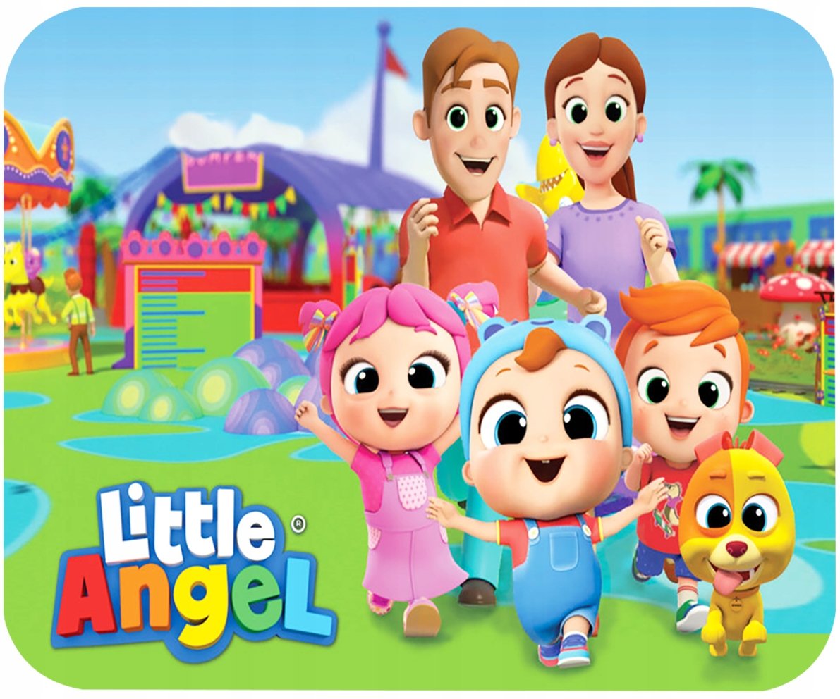 PODKŁADKA POD MYSZKĘ Z MAŁY ANIOŁEK JASIU BAJKI PREZENT -TEKST -29X36