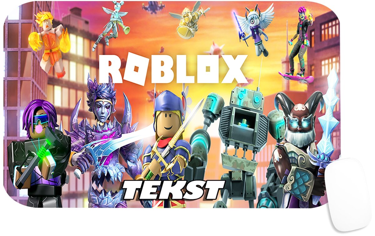 PODKŁADKA POD MYSZKĘ Z NADRUKIEM ROBLOX GIERKI PREZENT -TEKST -29X36
