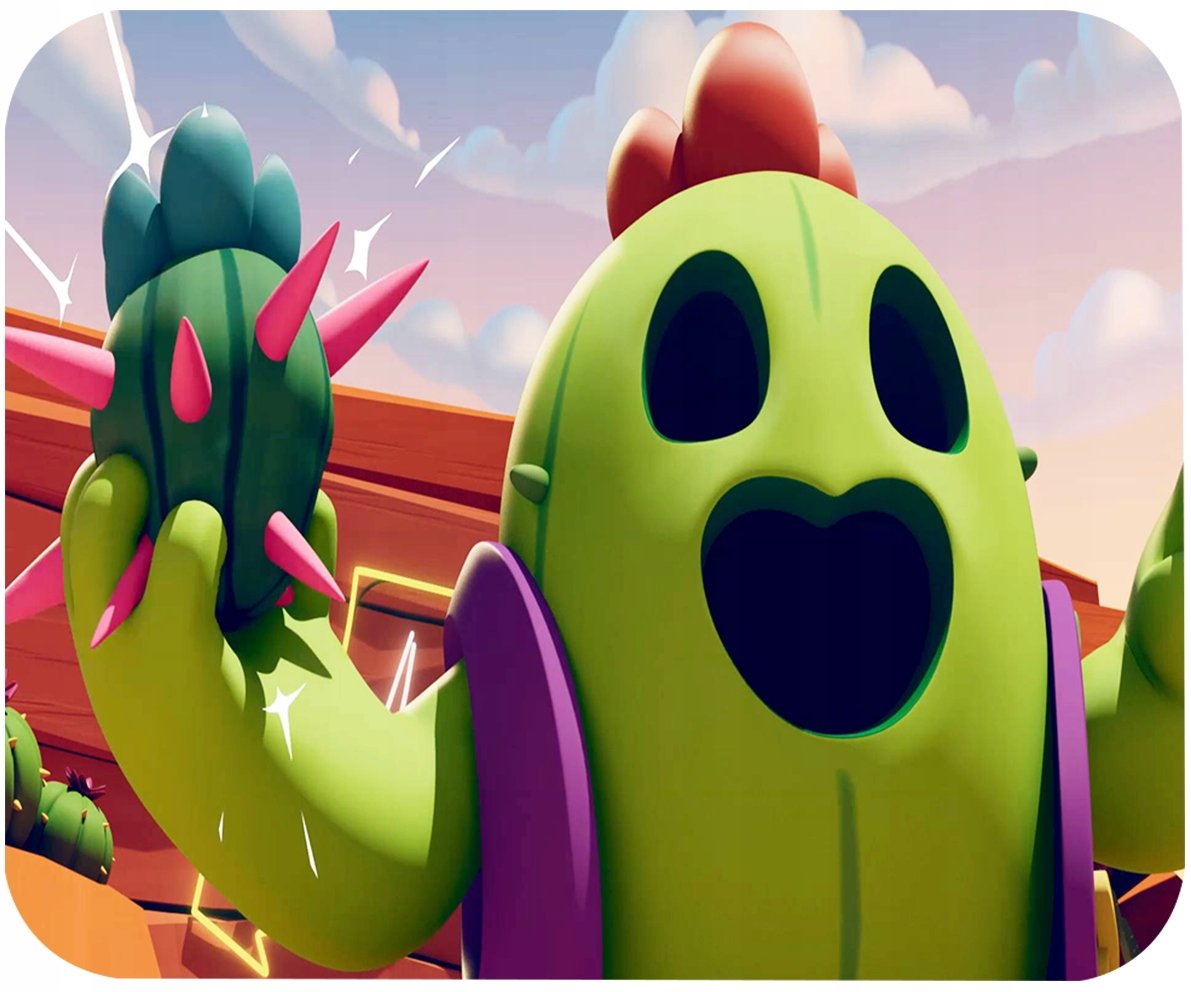 PODKŁADKA POD MYSZKĘ Z NADRUKIEM BRAUL STARS LEON KOGUT -TEKST -20X24