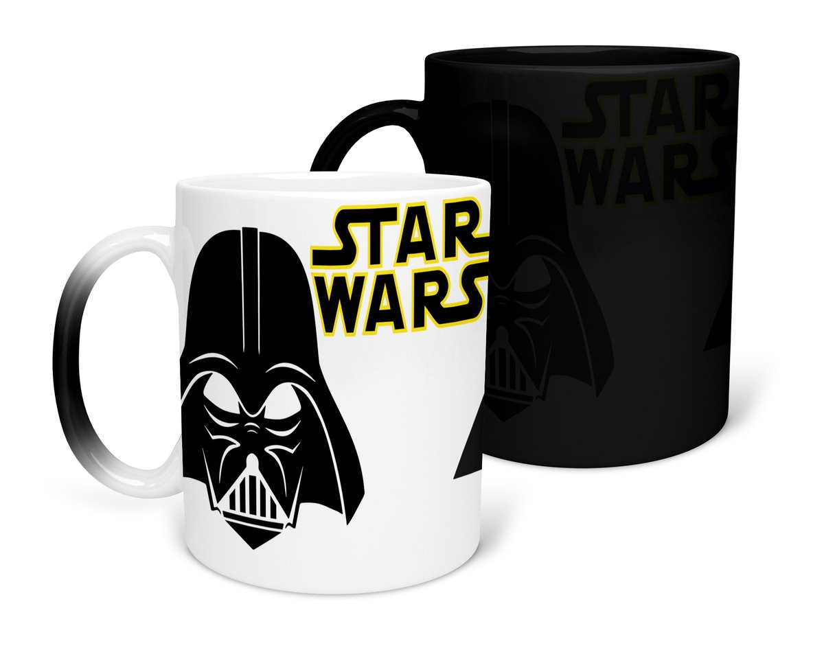 KUBEK MAGICZNY Z NADRUKIEM- PREZENT STAR WARS RÓŻNE WZORY DO WYBORU+IMIĘ