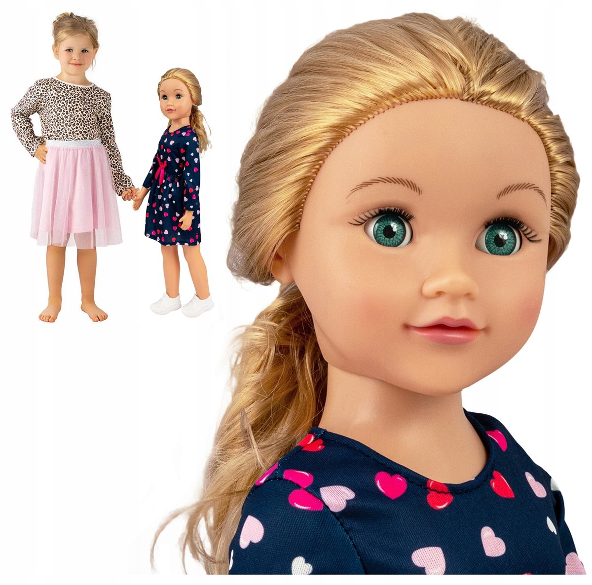 SMILY PLAY Lalka chodząca 70 cm księżniczka duża