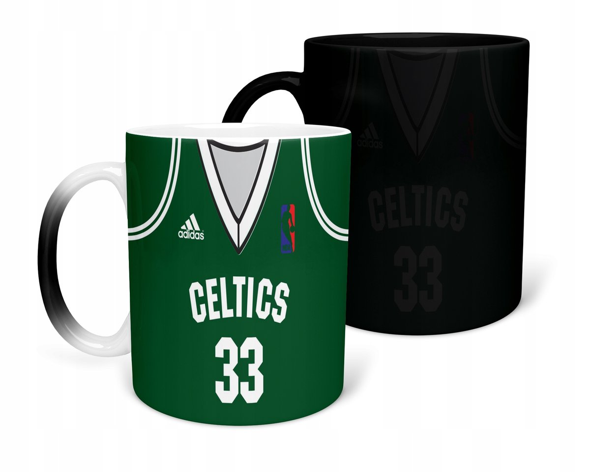 KUBEK MAGICZNY Z NADRUKIEM-PREZENT NBA BOSTON RÓŻNE WZORY DO WYBORU+IMIĘ