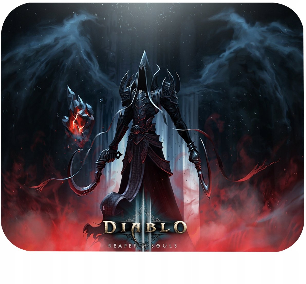 PODKŁADKA POD MYSZKĘ Z NADRUKIEM DIABLO GRY PREZENT -TEKST -20X24