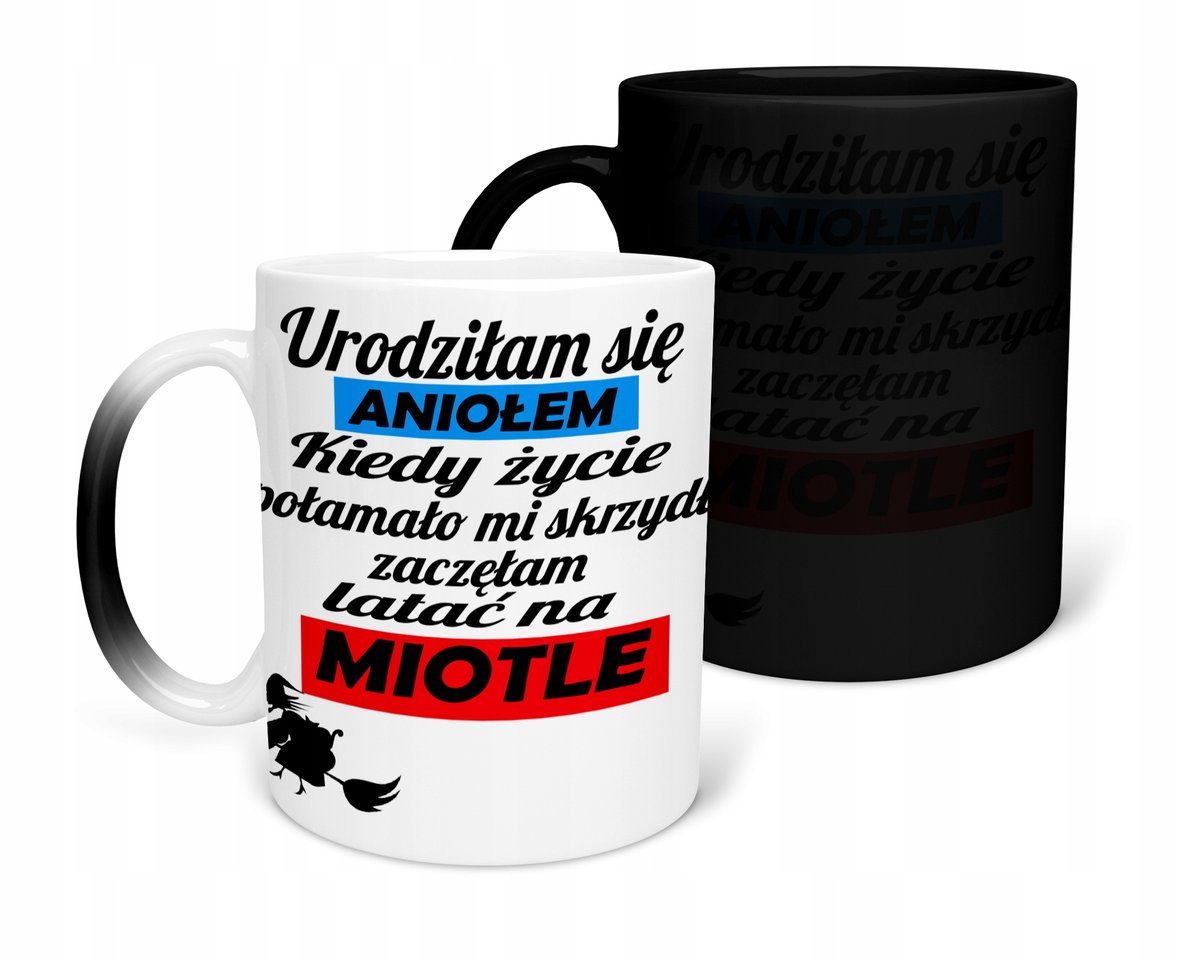KUBEK MAGICZNY Z NADRUKIEM-PREZENT ŚMIESZNE RÓŻNE WZORY DO WYBORU+IMIĘ