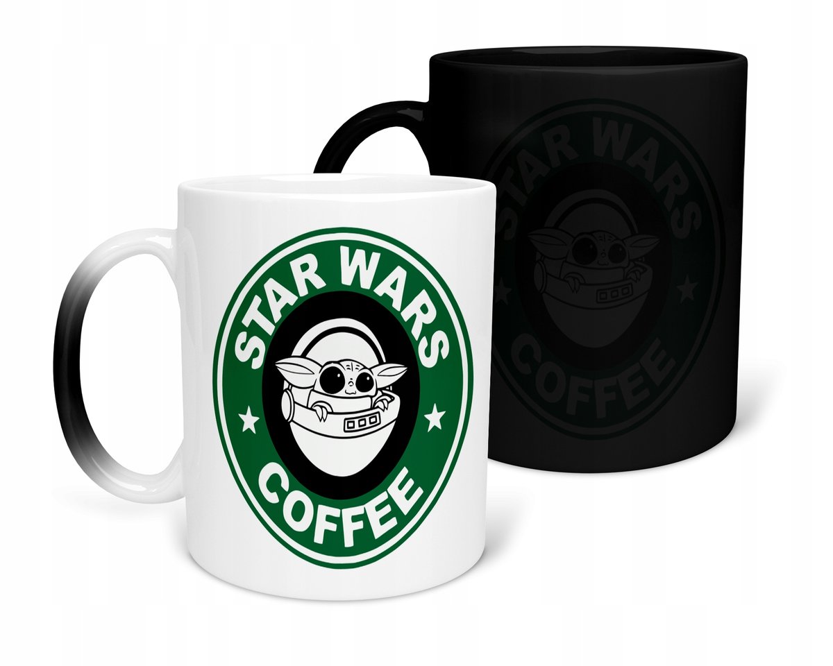 KUBEK MAGICZNY Z NADRUKIEM- PREZENT STAR WARS RÓŻNE WZORY DO WYBORU+IMIĘ