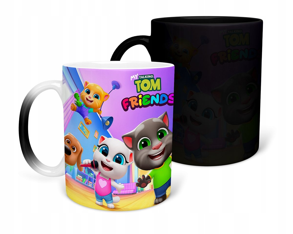 KUBEK MAGICZNY Z NADRUKIEM-PREZENT MY TALKIN TOM RÓŻNE WZORY DO WYBORU+IMIĘ