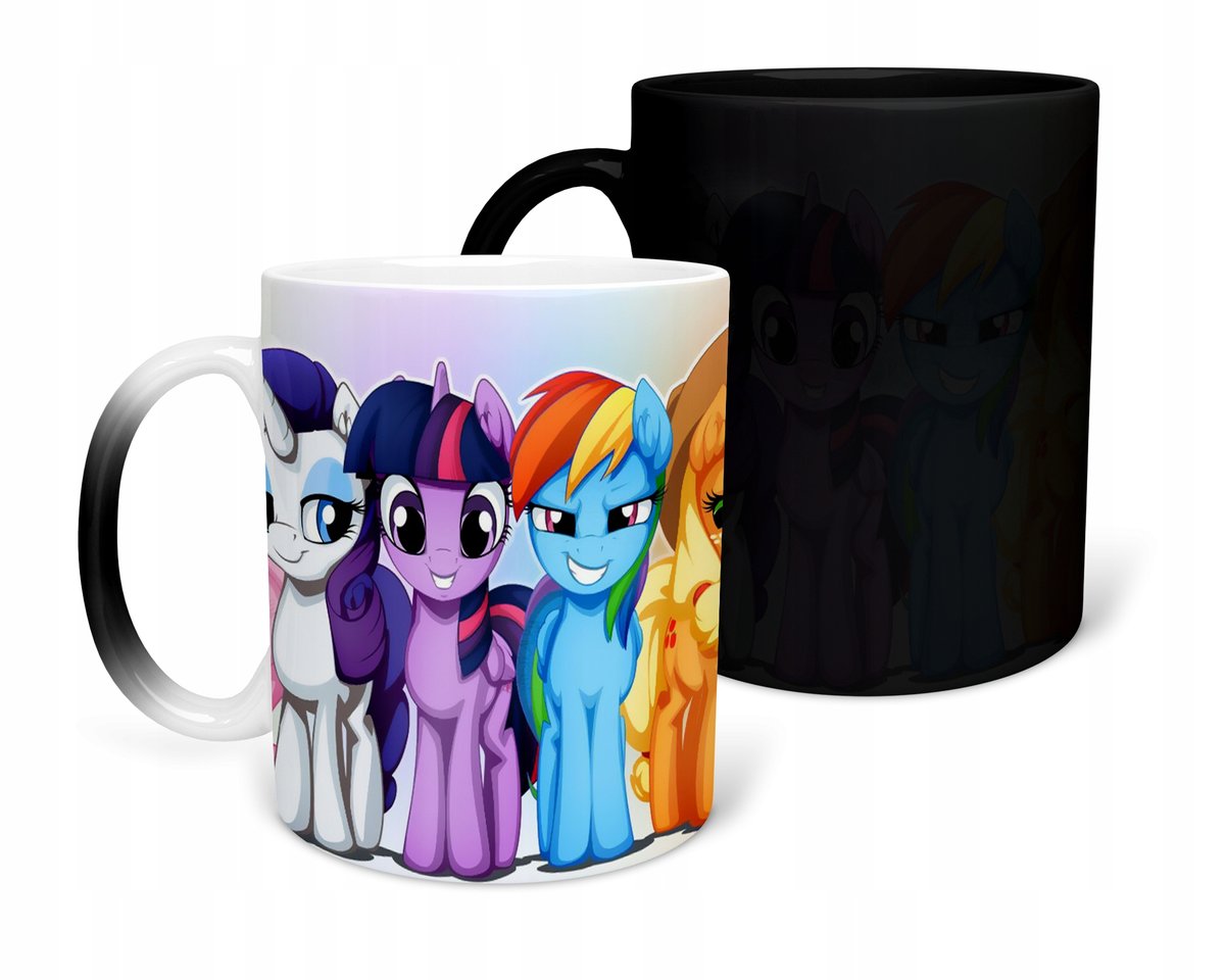 KUBEK MAGICZNY Z NADRUKIEM- MY LITLLE PONY RÓŻNE WZORY DO WYBORU+ IMIĘ