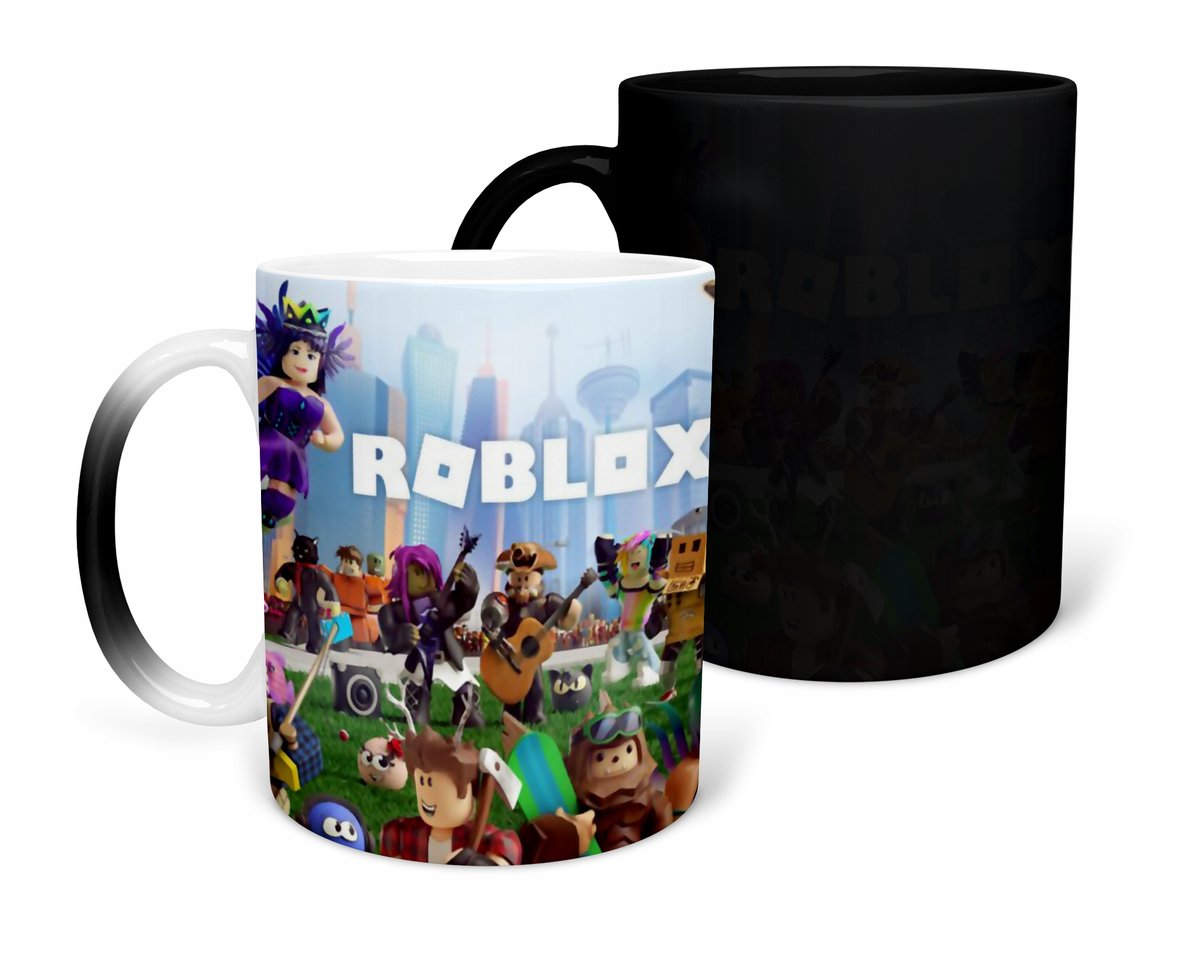 KUBEK MAGICZNY Z NADRUKIEM-PREZENT ROBLOX RÓŻNE WZORY DO WYBORU+ IMIĘ