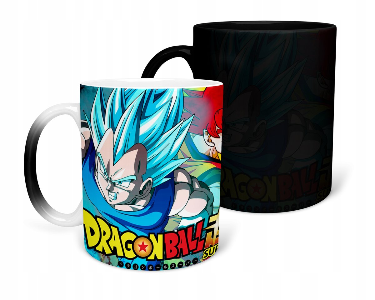 KUBEK MAGICZNY Z NADRUKIEM-PREZENT DRAGONBALL RÓŻNE WZORY DO WYBORU+ IMIĘ