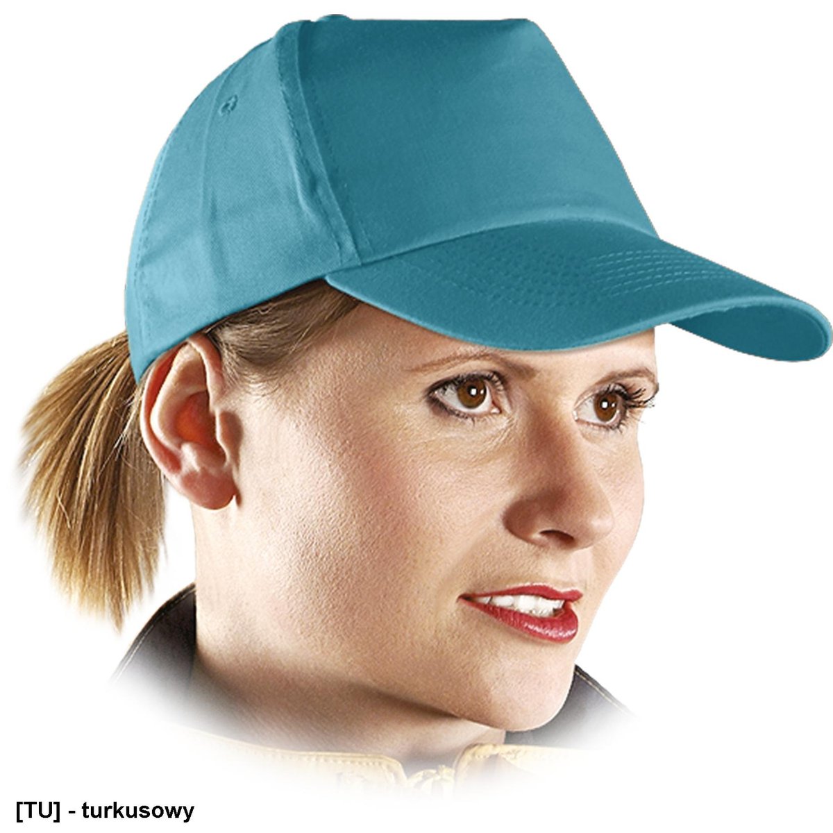 Czapka - kolor turkusowy