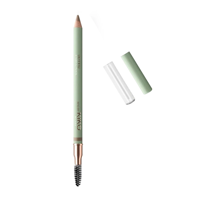 KIKO Milano Kind temperowana kredka do brwi z szczoteczką 01 Taupe 1,08g