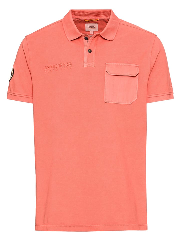 Camel Active Koszulka polo w kolorze różowym