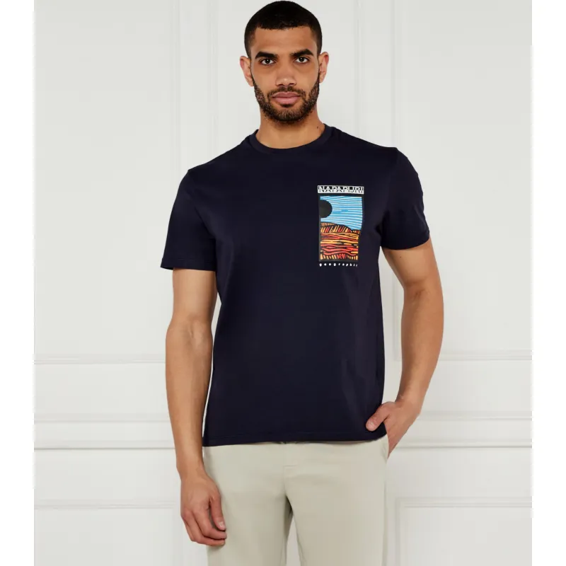 Napapijri T-shirt S-VALDOR SS Relaxed fit
