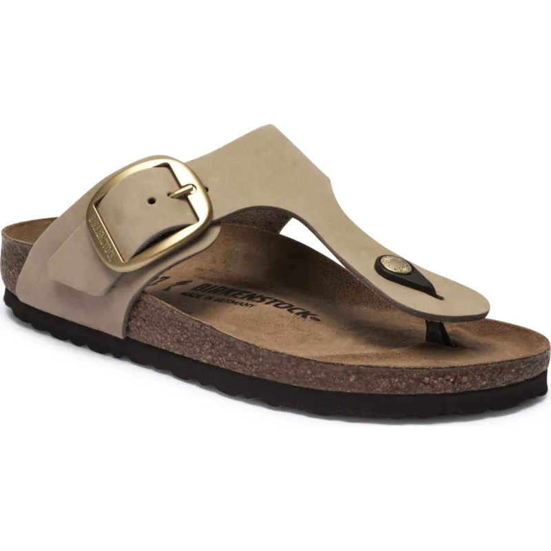 Birkenstock Skórzane japonki Gizeh | narrow fit
