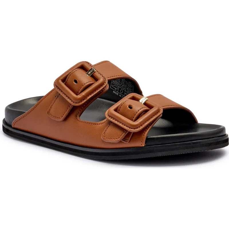 BOSS BLACK Skórzane klapki Freyah