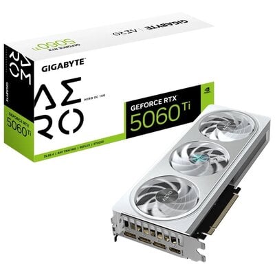 GIGABYTE GeForce RTX 5060 Ti Aero OC 16GB DLSS 4 GV-N506TAERO OC-16GD