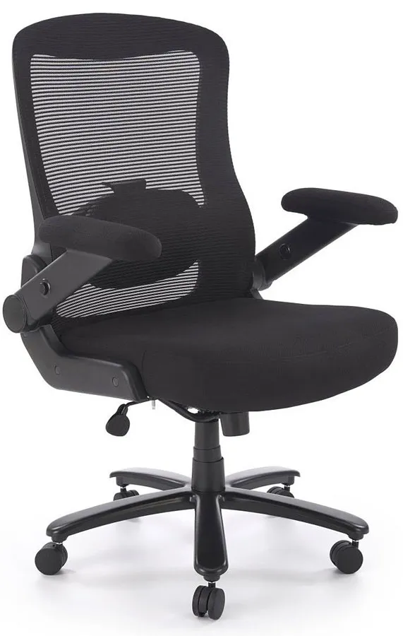 Elior Fotel czarny obrotowy do biura D1-F77