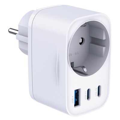 Ładowarka sieciowa 3MK Comfort Charger GaN 30W Biały