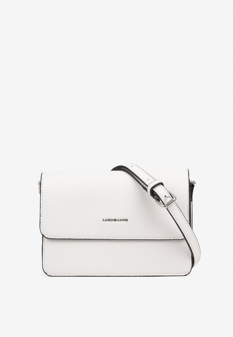 Biała Dwukomorowa Torebka Typu Listonoszka Davitte