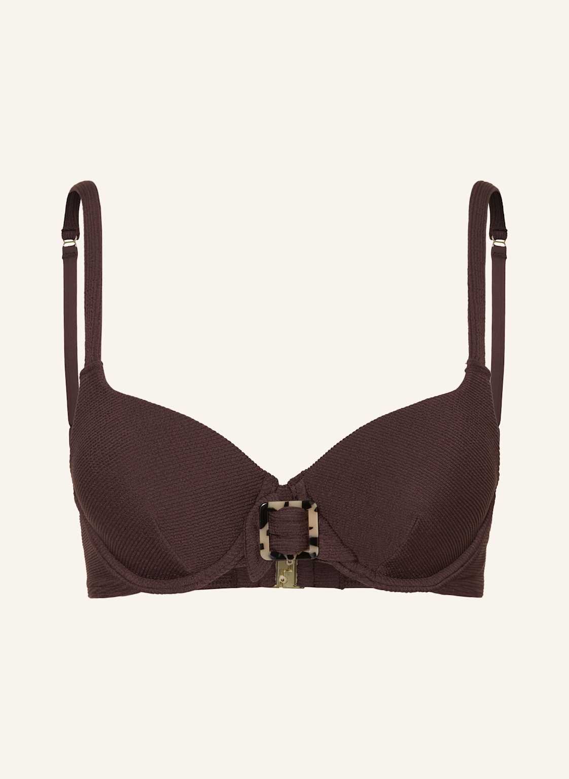 Cyell Góra Od Bikini Z Fiszbinami Wavy Brown braun