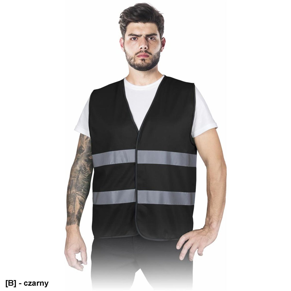 Kamizelka ostrzegawczaczarny 3XL