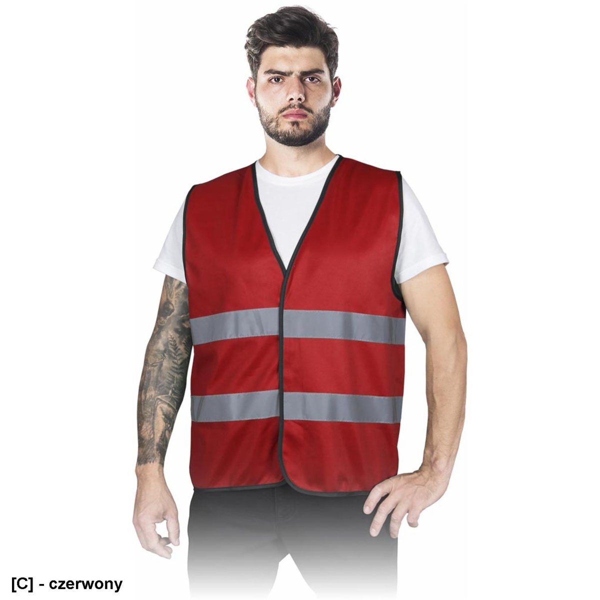 Kamizelka ostrzegawczaczerwony 3XL