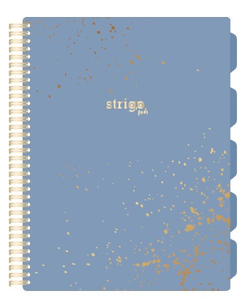 Kołozeszyt Pads A4/100K kratka Marmur niebieski