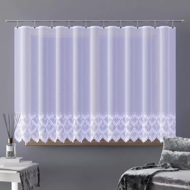 Firanka gotowa żakardowa alisma a149 300x160 cm biała - 160 cm 300 cm