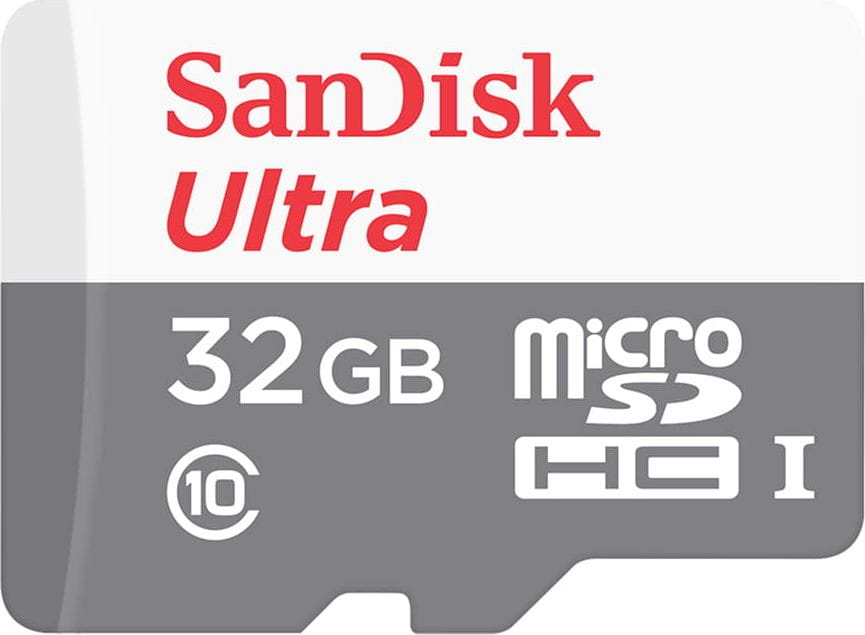 SanDisk Ultra microSD, 32GB, 100MB/s + adapter SDSQUNR-032G-GN3MA