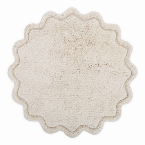 Dywan dziecięcy biały 110x110 Sweet April Ecru