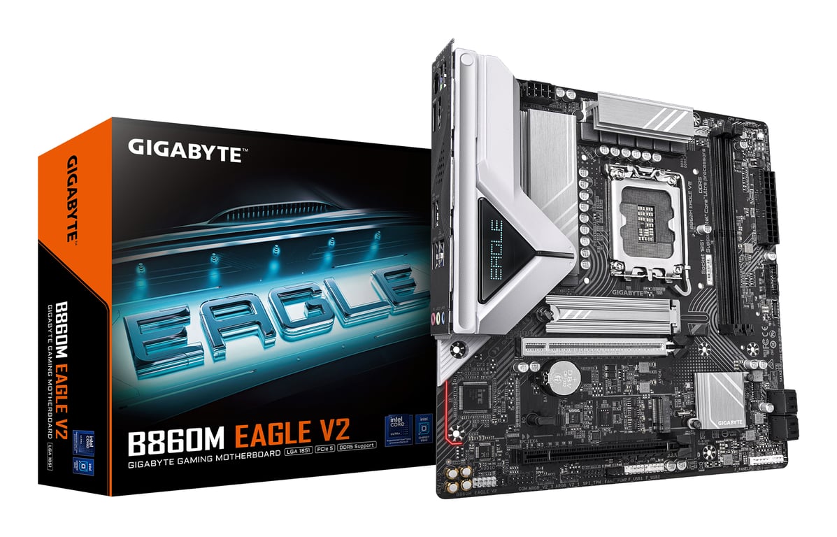 GIGABYTE B860M EAGLE V2 płyta główna Intel B860 LGA 1851 (Socket V1) micro ATX