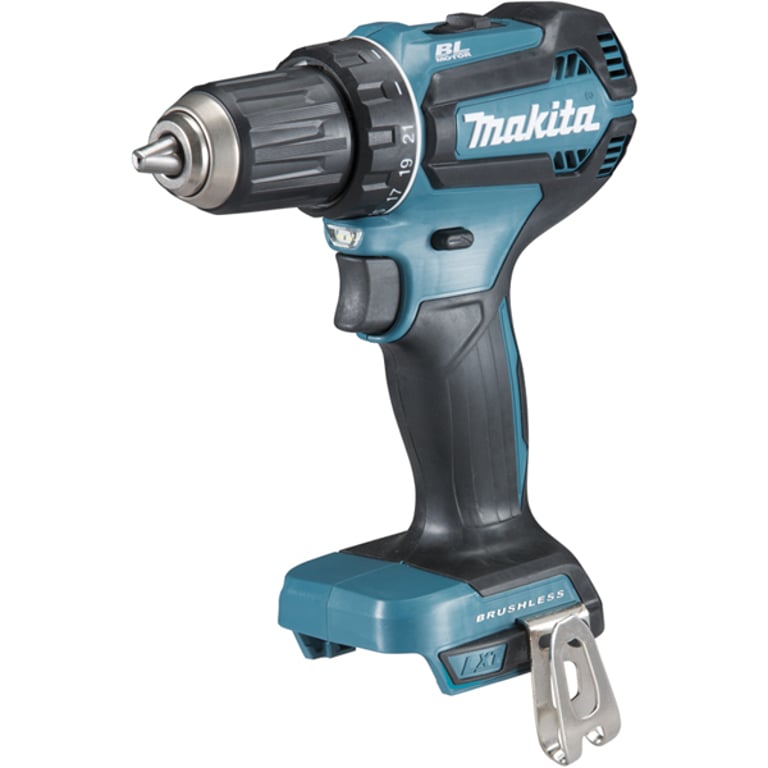 Makita DDF485ZJ wiertło 1900 RPM Zamek centralny 1,7 kg Czarny, Niebieski