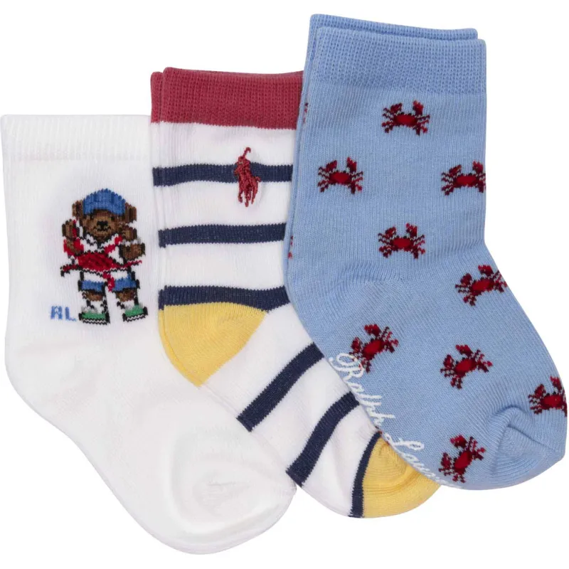 POLO RALPH LAUREN Skarpety 3-pack