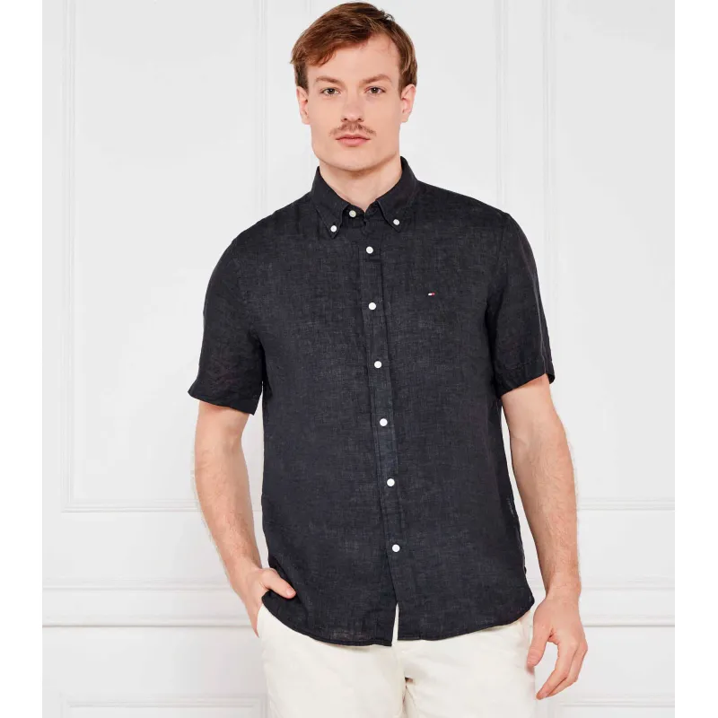 Tommy Hilfiger Lniana koszula | Regular Fit