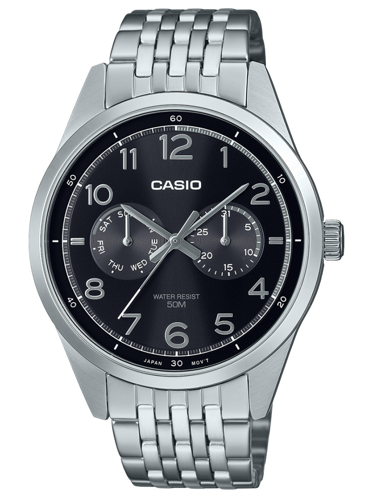 ZEGAREK MĘSKI CASIO MTP-E340D-1A (zd264a) + BOX