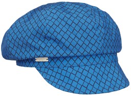 Czapka Kaszkiet Leacona by Seeberger, niebieski, One Size