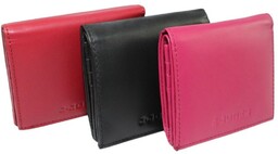 Praktyczny Portfel Uniwersalny Jennifer Jones KOMINEK Na Bilon 5834 Skóra Licowa Super Wygodny 11 x 9,5 x 2 [cm]