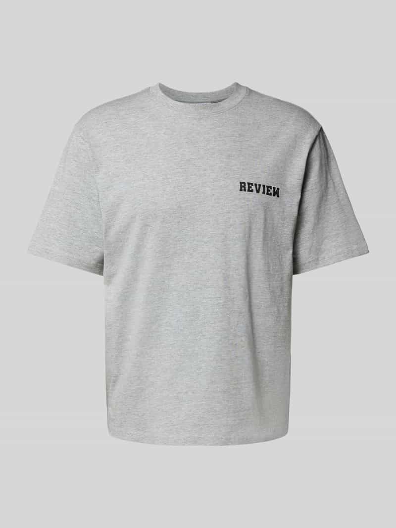 T-shirt o kroju regular fit z mieszanki bawełny i wiskozy