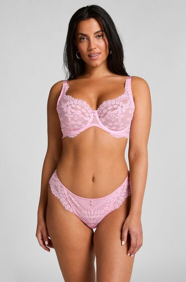 Hunkemöller Brazyliany Daisy Różowy
