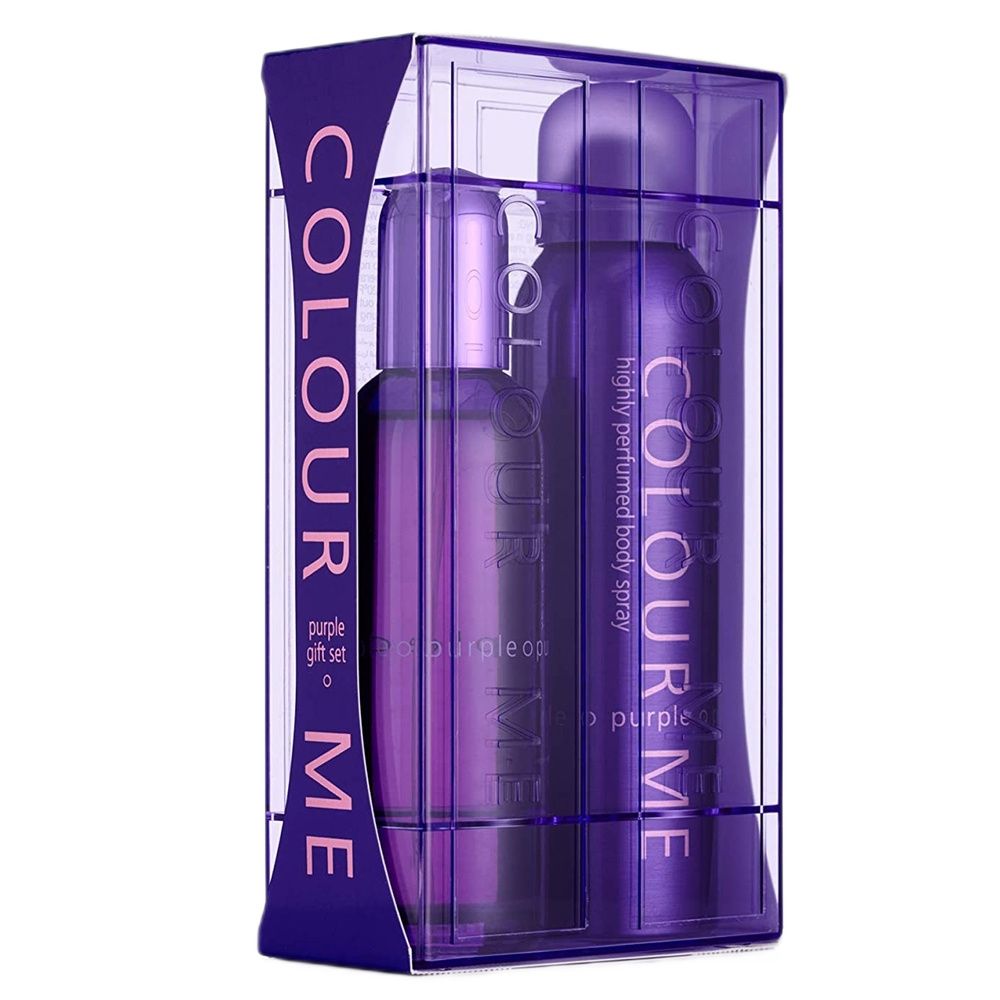 SET MILTON LLOYD Colour Me Purple EDP spray 100ml + BODY SPRAY 150ml