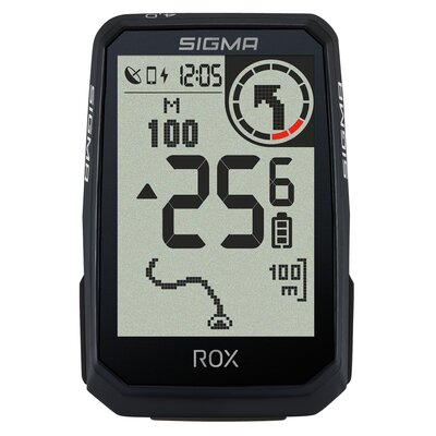 Licznik rowerowy SIGMA Rox 4.0 Endurance Sensor Set Czarny Podświetlany